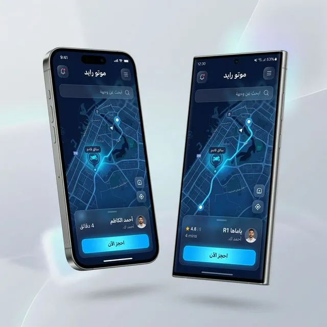 تطبيق طيار إكس - TayarX لخدمات التوصيل والنقل الذكي